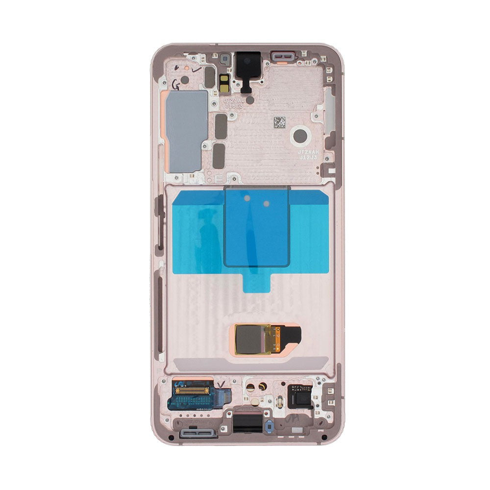 Samsung Galaxy S22 5G S901B OLED Screen Replacement Digitizer with Frame GH82-27520D/27521D (Gold)-Pink Gold Samsung Galaxy S22 5G S901B OLED Screen Replacement Digitizer with Frame GH82-27520D/27521D (Gold)-Pink Gold